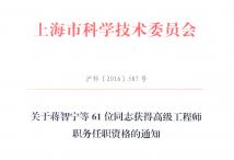 计算机高级职称-批复